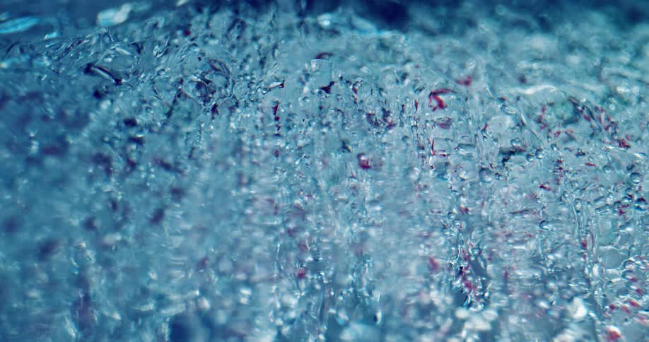 Ice in an arctic area is melting