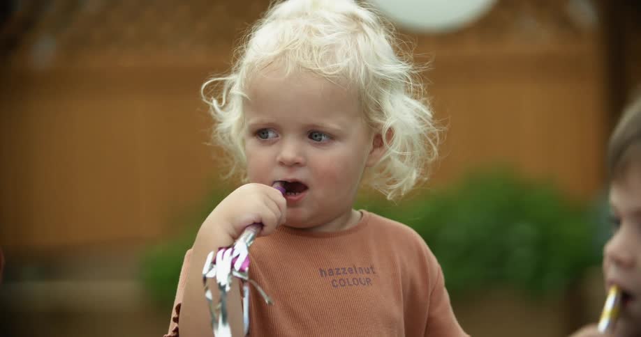 Children at a party