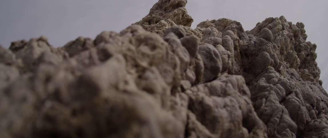 Close up of brown rocks