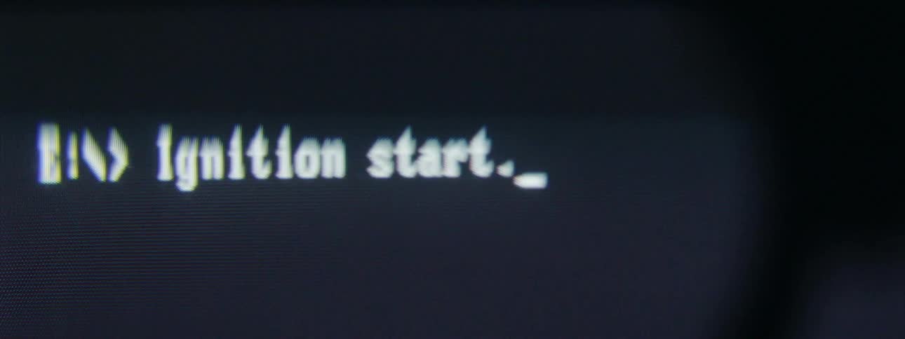 Words are typed into the command prompt
