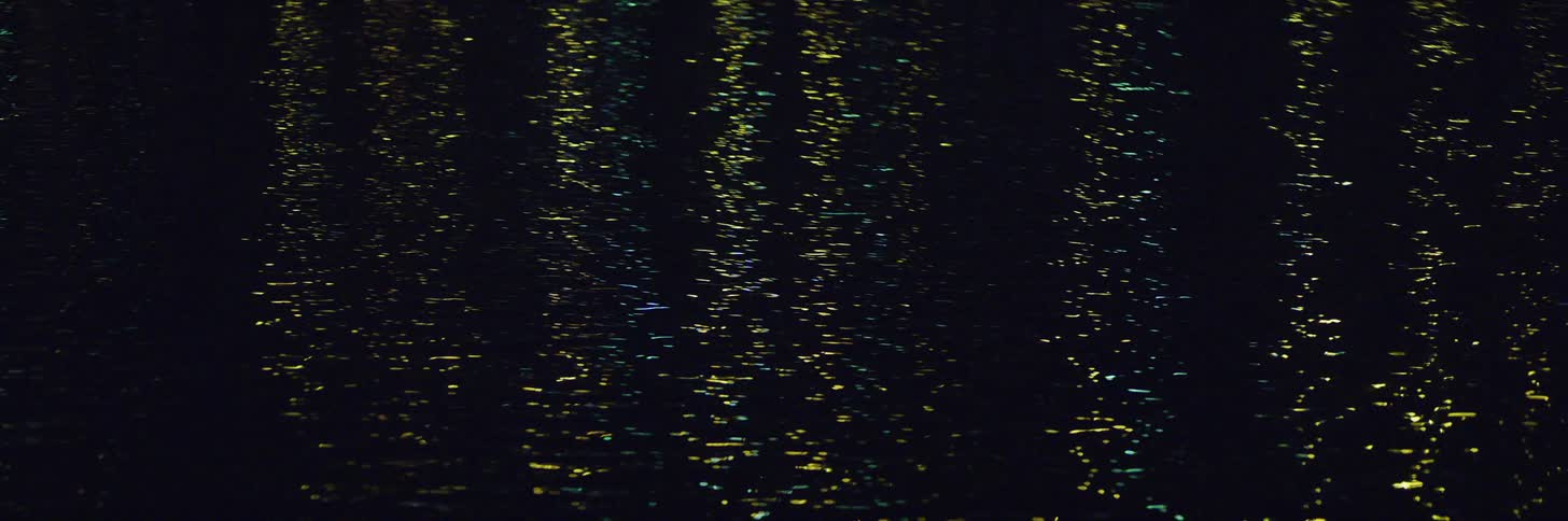 The light is reflecting off the water
