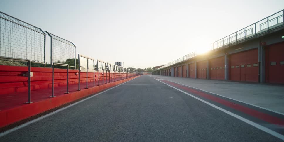 A view of a race track