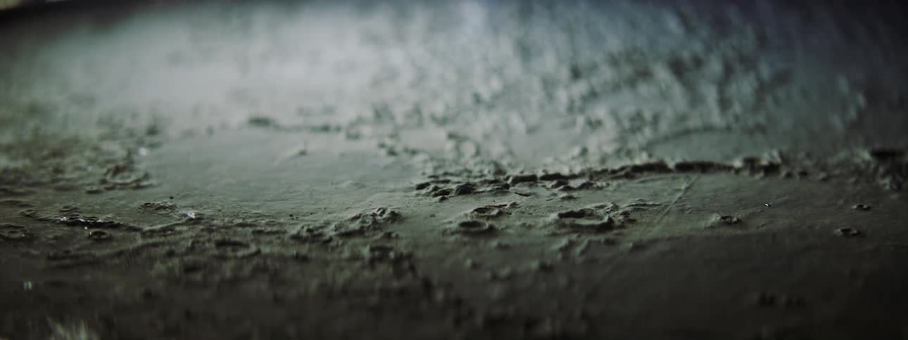 Light shining on soil