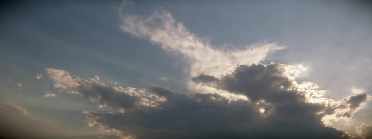 A view of clouds in the sky