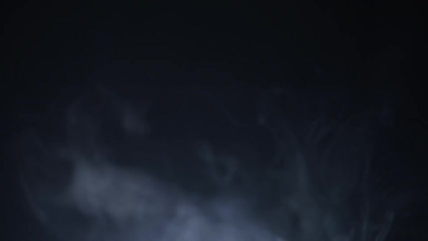 Light and smoke in slow motion