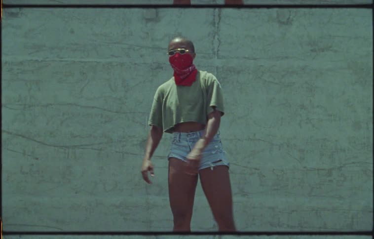 Black woman dancing
