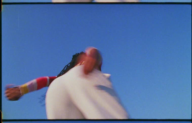 Black woman dancing