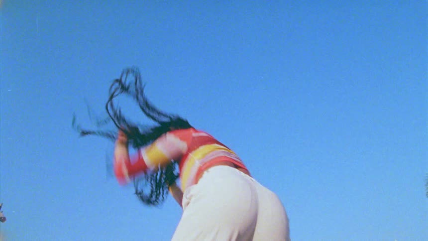 Black woman dancing