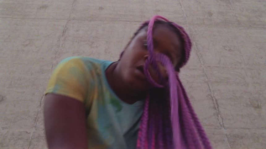 Black woman dancing