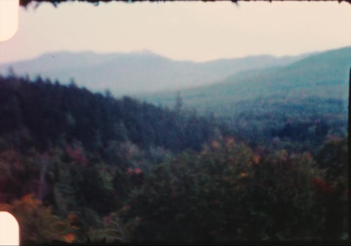 The White Mountains in early Fall during the 1960s