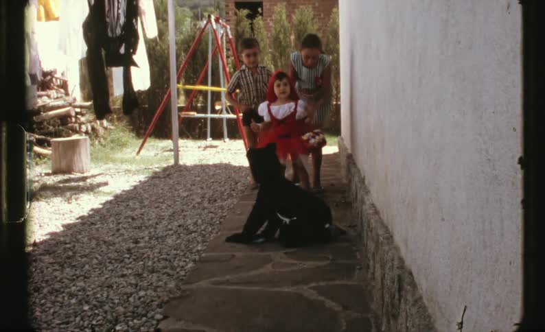 A group of kids dressed up for halloween