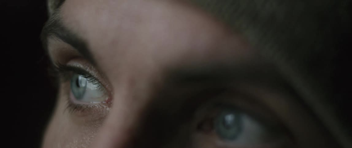 Green eyes gazing