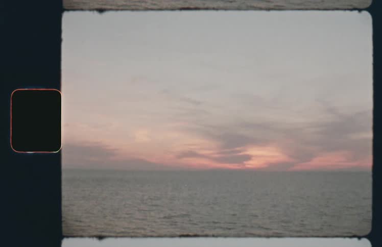 Ocean view at sunset