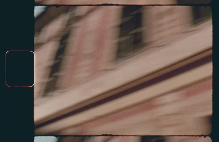 The brick buildings