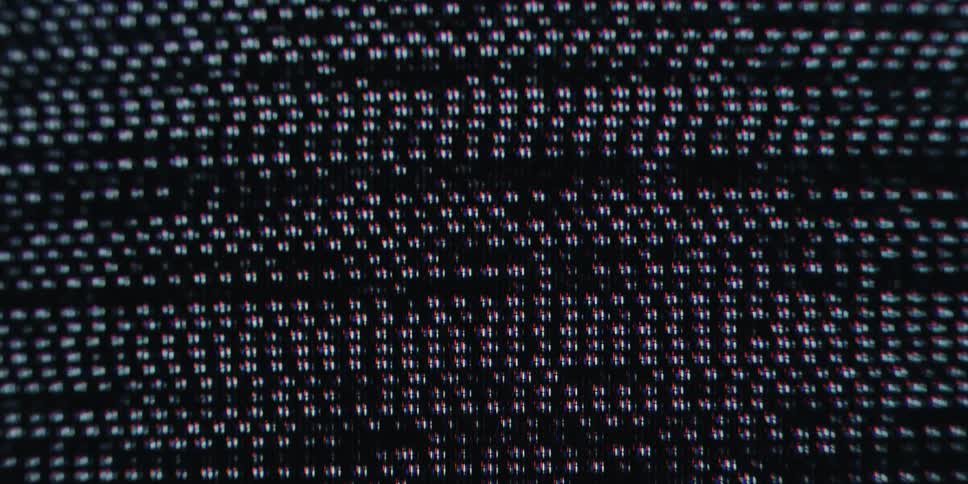 Black and white static flashing