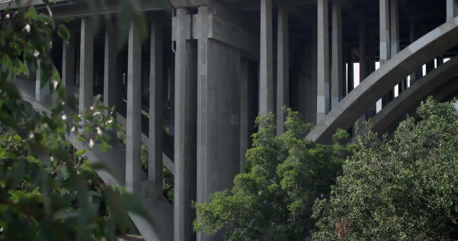 View of the side of a bridge