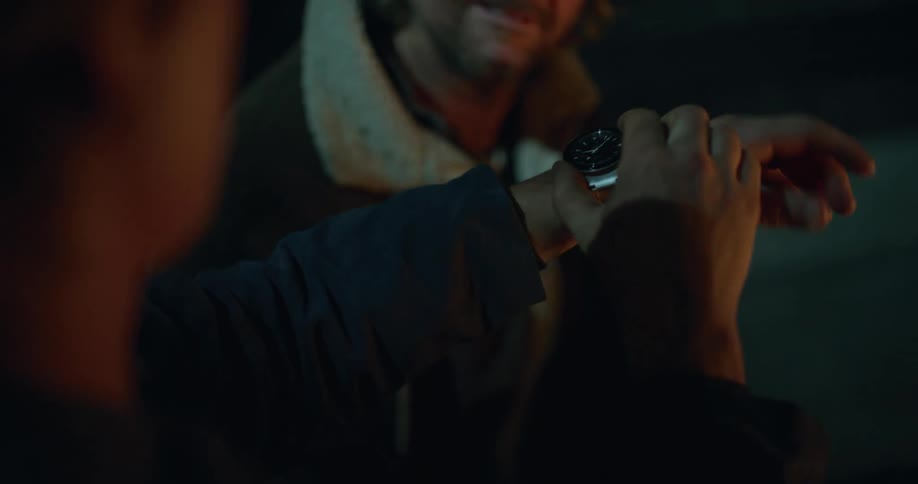 Father gifts his son his watch