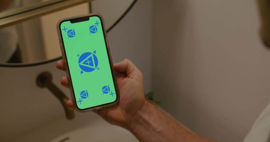 A person that is using a smartphone