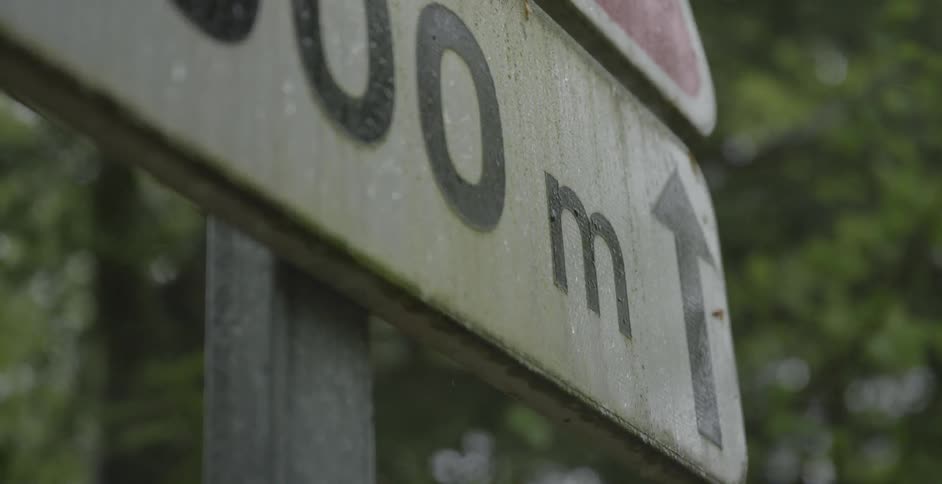 Close up of a street sign