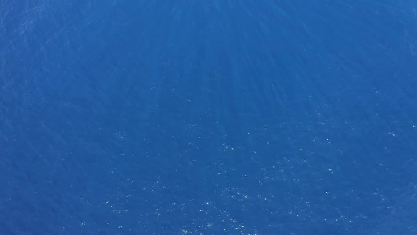 The sun is reflecting off the ocean