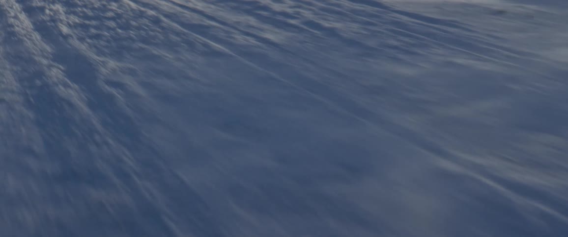 A landscape with ice and snow