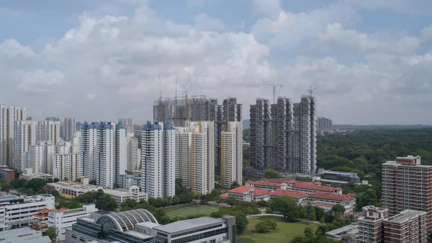Buildings being developed