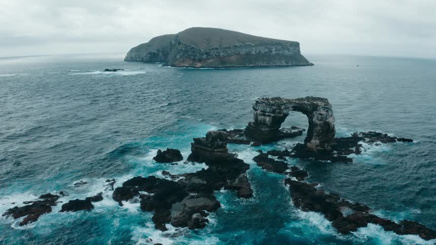 Rocky grey islands