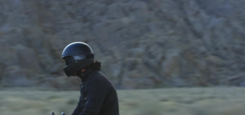 Person on motorbike