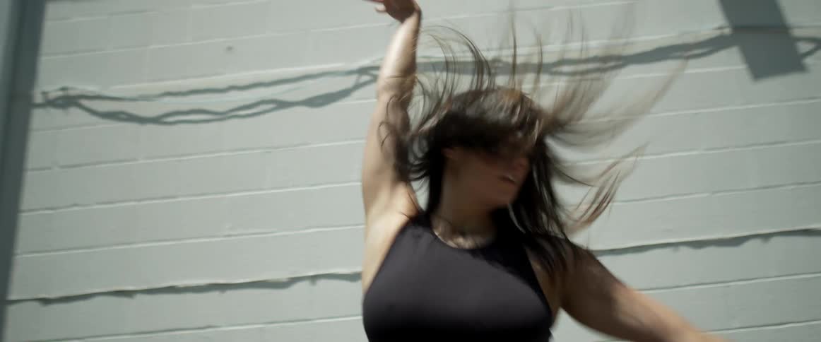 Female dancer dancing