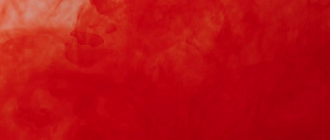 Flowing bright red liquid
