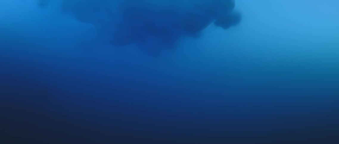 Flowing blue liquid