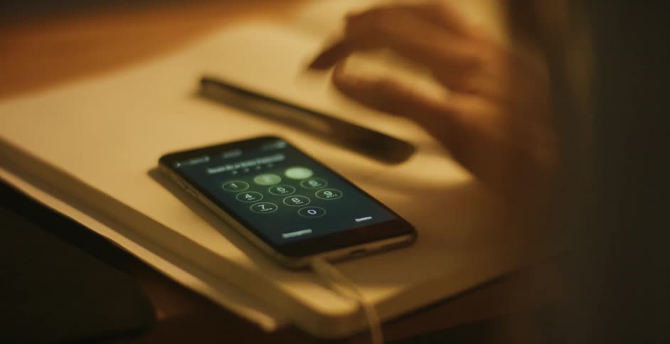 Entering numbers on a phone