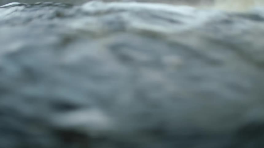 River water flowing by in nature