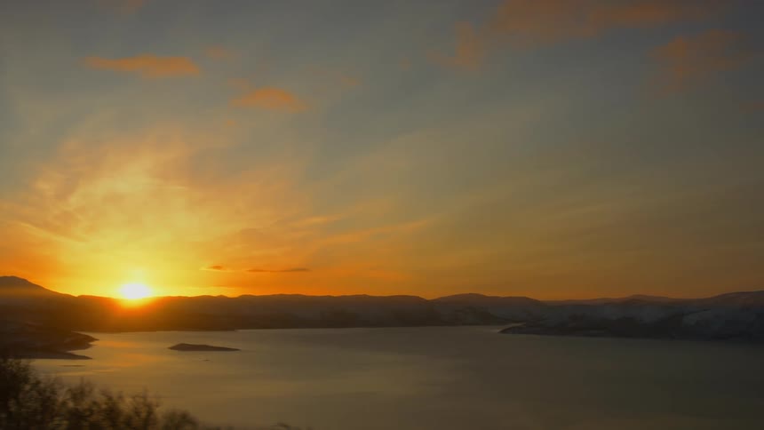 Landscape during sunrise