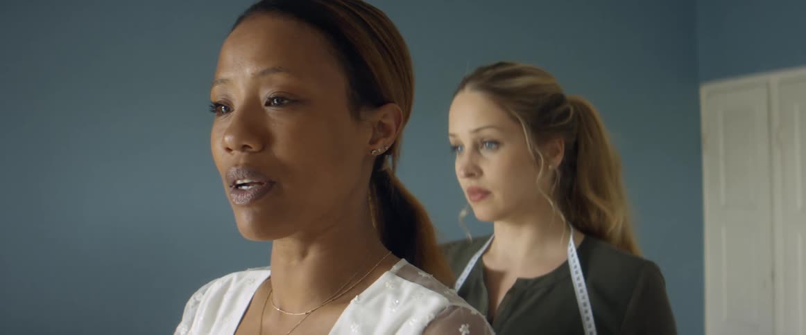 Two females talking