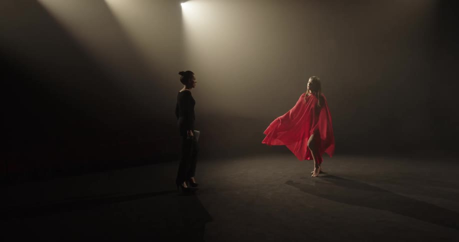 A dance instructor throws a notepad after a dancer fails to do a move correctly