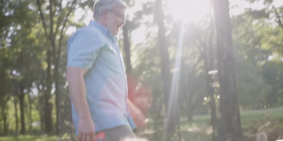 Man walking with child