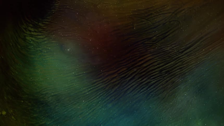 The water ripples in the ocean