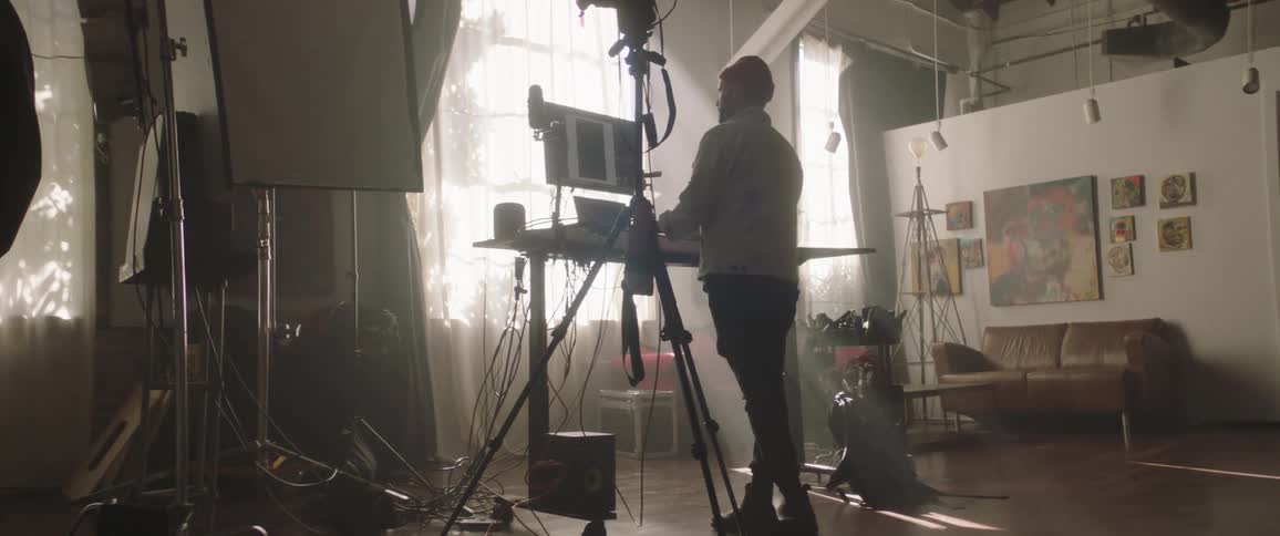 A man using a computer