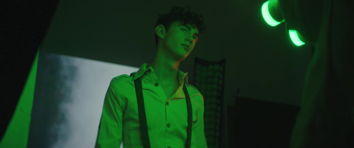 A man posing for a photo shoot