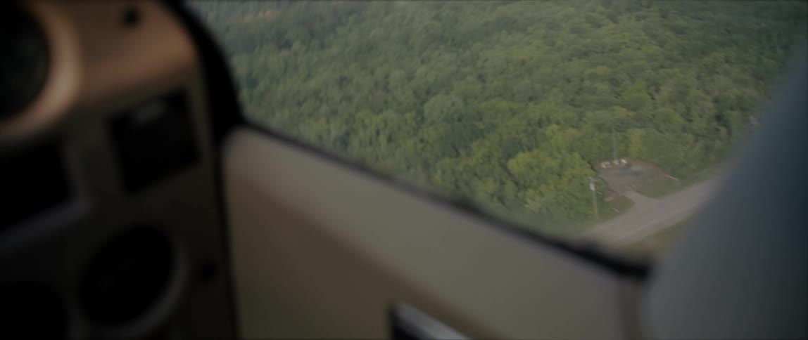 Airplane flying