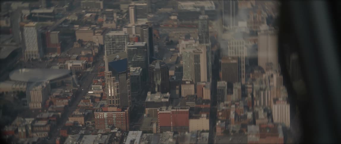 Aerial view of city