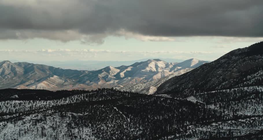 Mountains covered in snow