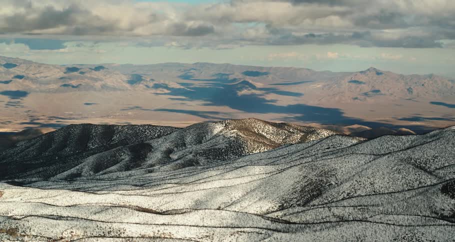 Mountains covered in snow