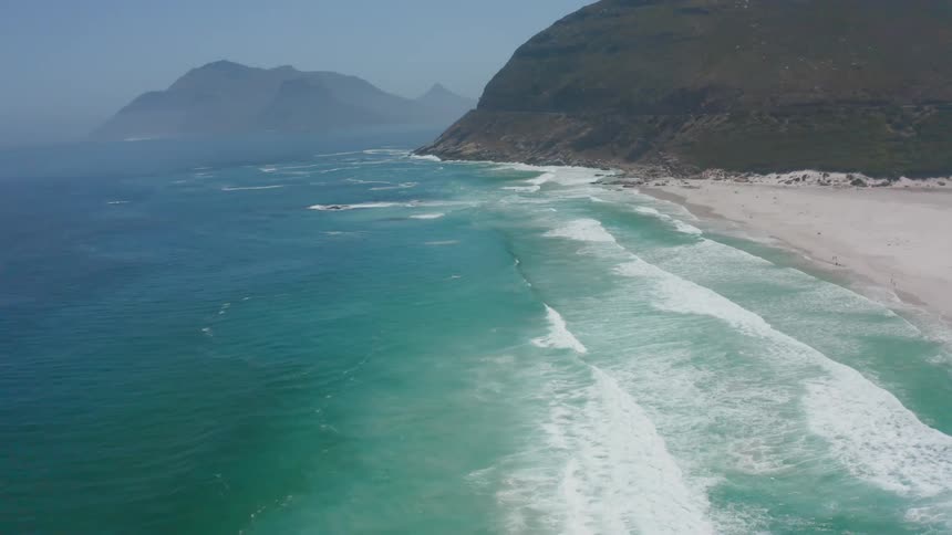 Waves rolling in to the shore