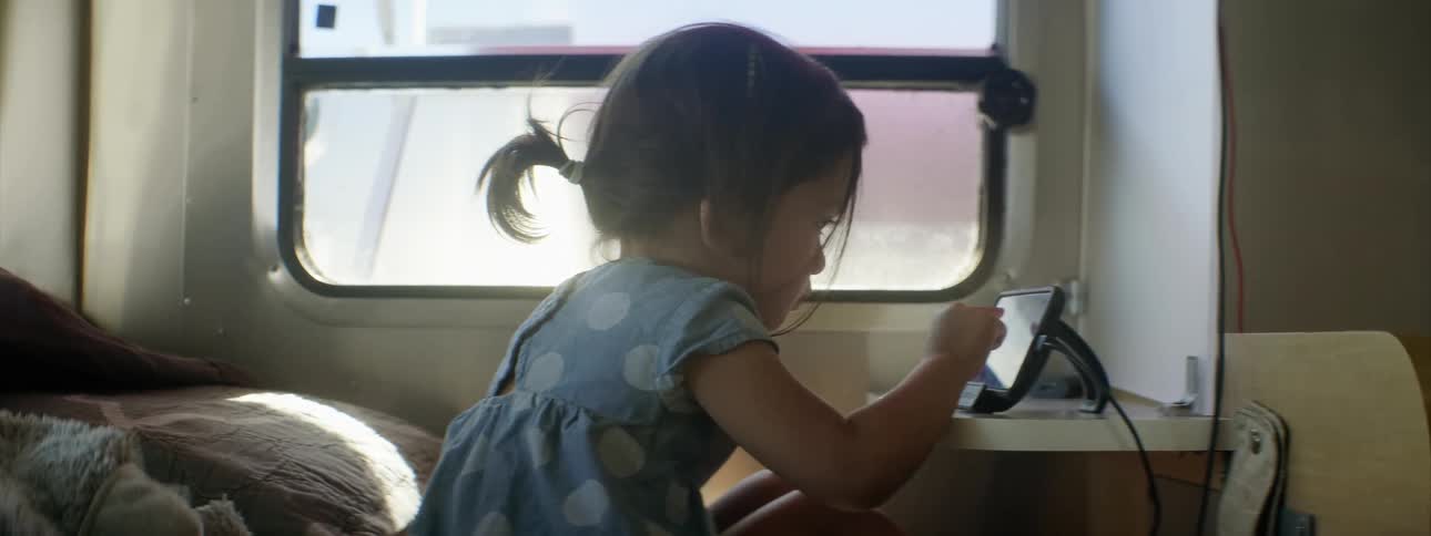 Child on tablet