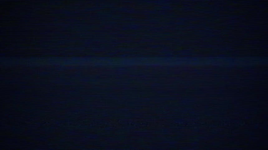 Lines and static fill the screen