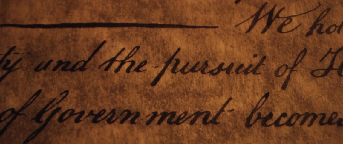 A close up view of text on a piece of paper