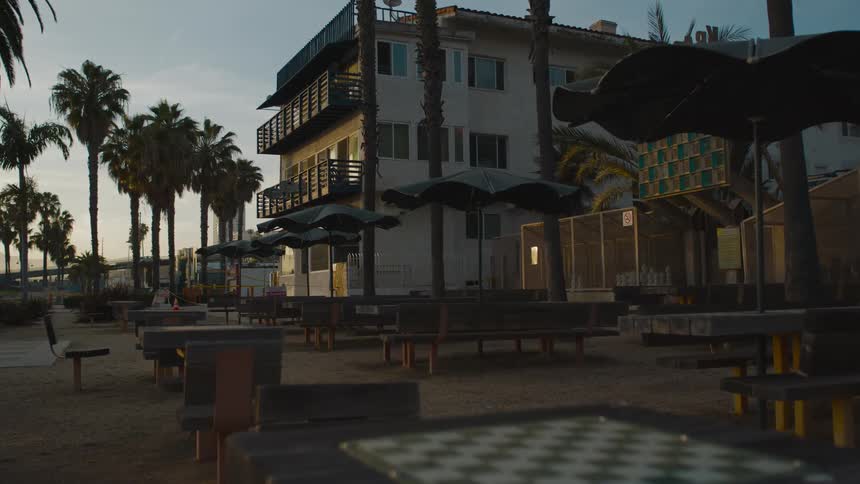 Building at the beach
