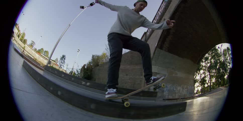Human skateboarding